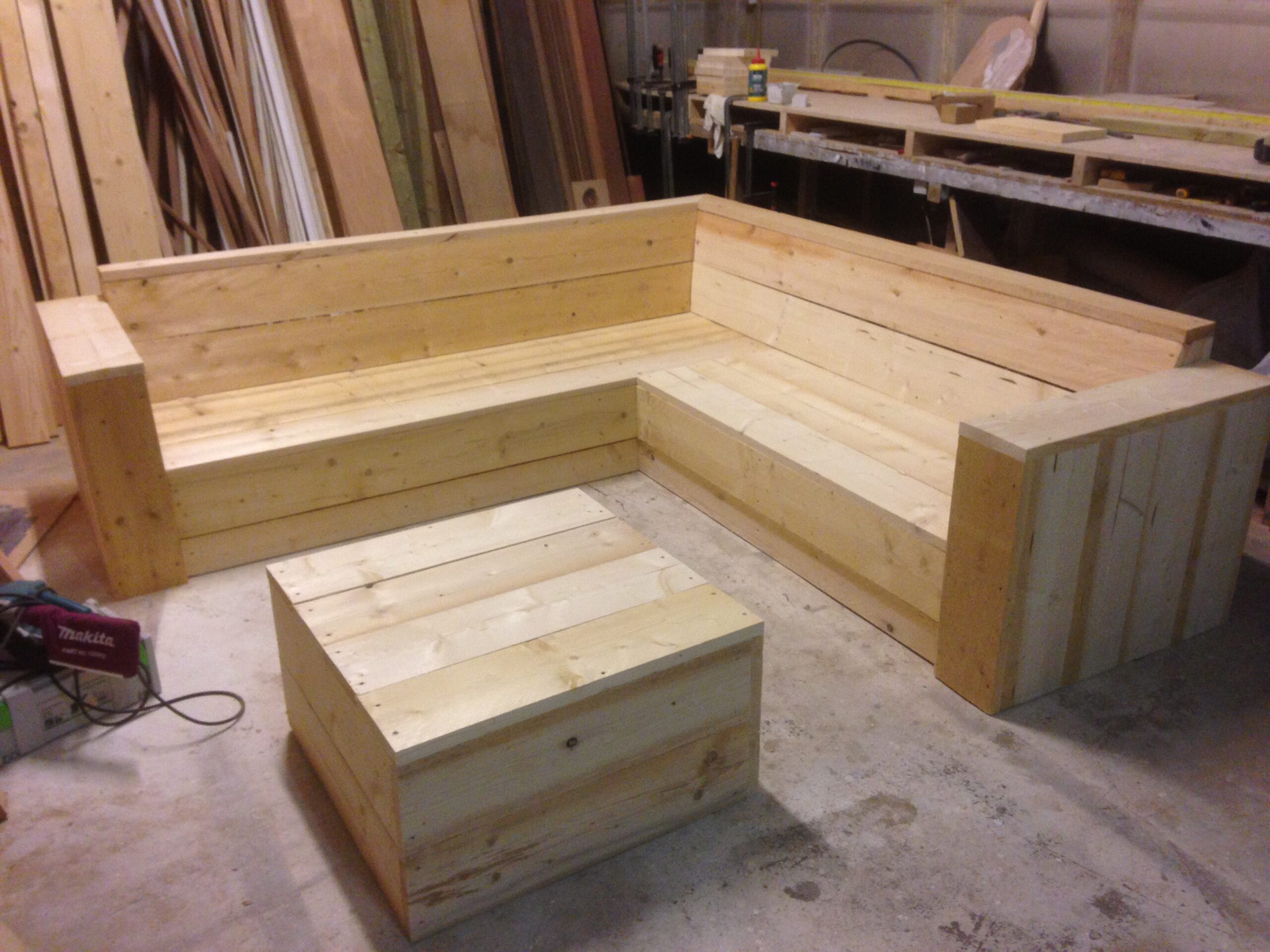 Steigerhout tuinbank